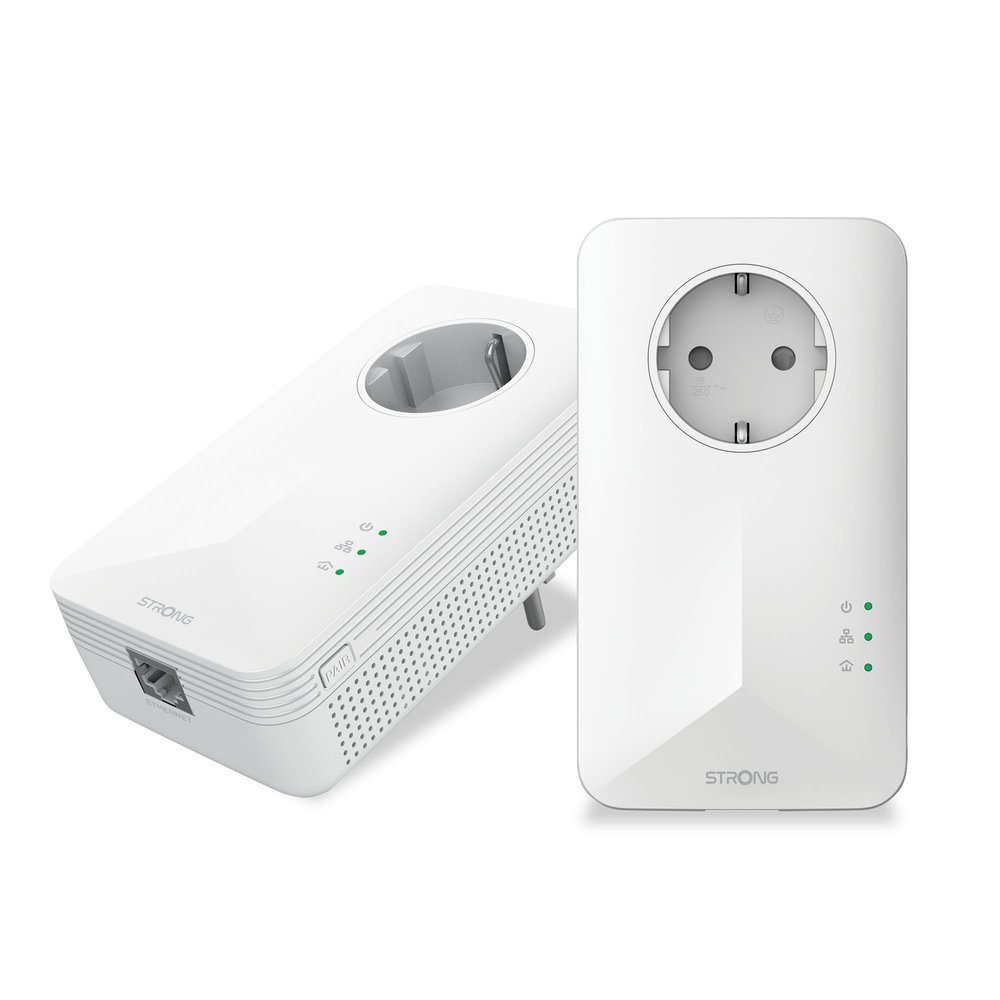 Strong Powerline Adapter, Ethernet, 1000 Mbps, Gigabit, 0.4 kg
