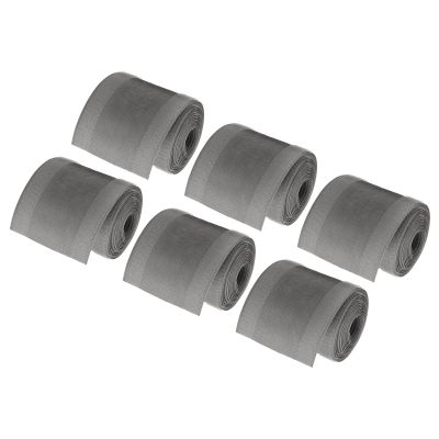 MECCANIXITY Cable Grip Strip Floor Cable Cover Protect Cords Cable Protector Cable Management 9.8ft Length 3.9 Inch Width Grey for Commercial Office Carpet Pack of 6