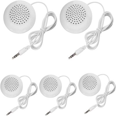 Haosie 5pcs Pillow Speaker, Under Pillow Speaker for Sleep, 3.5mm Mini Stereo for MP3 Phone Portable CD