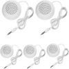 Haosie 5pcs Pillow Speaker, Under Pillow Speaker for Sleep, 3.5mm Mini Stereo for MP3 Phone Portable CD view 1