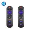 2 Pack - OEM Replacement Remote Control fit for All TCL Roku Smart TVs - Netflix/Disney Plus/Apple TV+ / HBO Max view 2