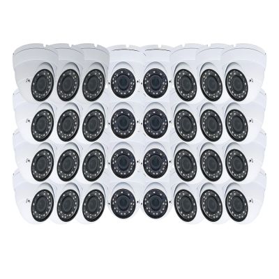 Evertech 1080P High Definition Indoor Outdoor Manual Zoom Dome Security Surveillance Camera (32 Pack)