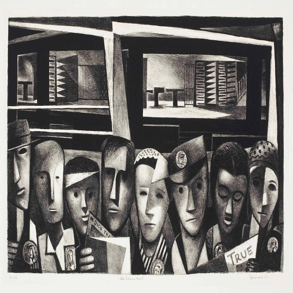 Benton Murdoch Spruance : Subway Shift: Archival Quality Art Print