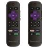 2 Pack - OEM Replacement Remote Control fit for All Hisense Roku TV Smart 4K Ultra HDTV Only Works with Hisense Roku TV, Not for Roku Stick and Roku Box (Netflix/Disney Plus/Apple TV+ / Hulu) view 1