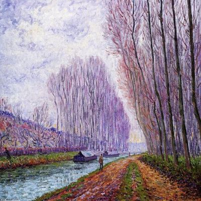 Barges on the Loing, Morning Effect : Francis Picabia : Archival Art Print