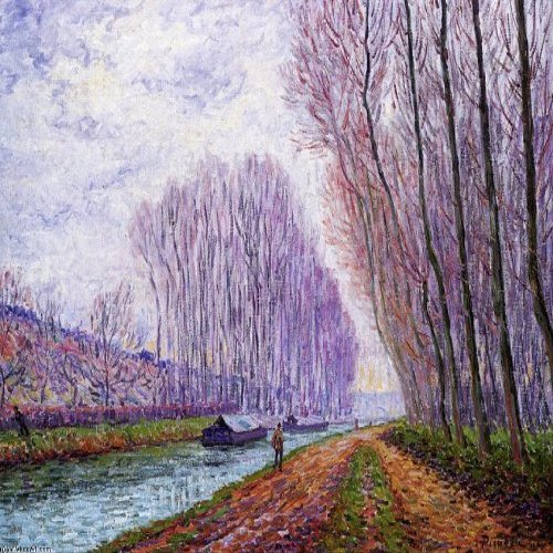 Barges on the Loing, Morning Effect : Francis Picabia : Archival Art Print