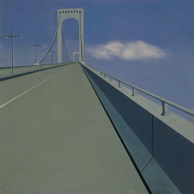 Ralston Crawford : Whitestone Bridge : 1939 : Archival Quality Art Print