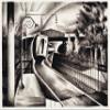Benton Murdoch Spruance : Approach to the Station : Archival Art Print view 1