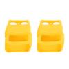 ciciglow 2 Pcs Silicone Mini Walky Talky Case, Handheld Soft Rubber Case Portable Silicone Cover Shell Suitable for UV-5R (Yellow) view 3