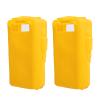 ciciglow 2 Pcs Silicone Mini Walky Talky Case, Handheld Soft Rubber Case Portable Silicone Cover Shell Suitable for UV-5R (Yellow) view 4