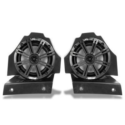 SSV Works SS-B65 2015-2025 Polaris Slingshot Plug and Play Rear Behind The Head 6.5" Speaker Enclosures with Kicker KM Series 6.5" Speakers (SS-B65K)