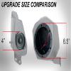 SSV Works 2021-2026 Ford Bronco 2-Door Rear Speaker Pod Upgrade 6.5" Weatherproof Plug & Play Roll Cage Mount Unloaded Enclosures Only - 230-BR-2B65U view 3