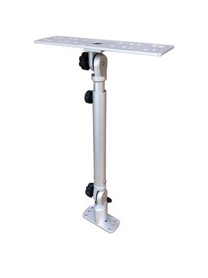 Brocraft Marine Electronic Mount, Fish Finder Bracket, Anodized Aluminum Swivel Monitor Mount with Adjustable Height