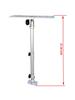 Brocraft Marine Electronic Mount, Fish Finder Bracket, Anodized Aluminum Swivel Monitor Mount with Adjustable Height view 4