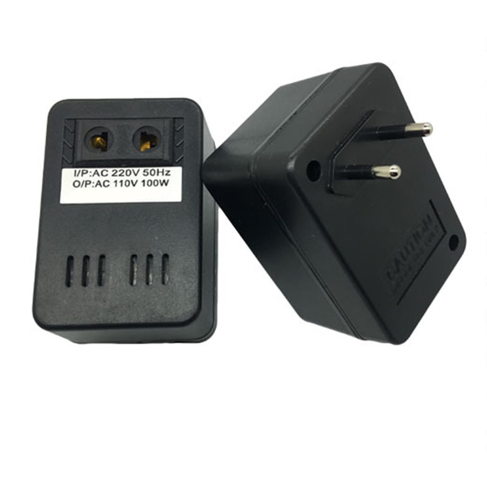 100 Watt Voltage Converter Transformer,Step Up and Down Converter for 220V-110V & 110V-220V Power Converte Cell Phone Travel Adapter Converter,220V to 110V,100W