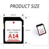 A14 Navigation SD Card,for US&Canada Maps Sync Navigation System SD Card,GM5T-19H449-AG Car GPS Cards Compatible with Ford Lincoln(A14) view 2