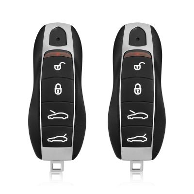 2 Keylessbest Replacement for 2010-2018 Porsche 911 Boxter Cayenne Cayman Macan Panamera Key Fob Remote Control KR55WK50138 4 Buttons 315MHz