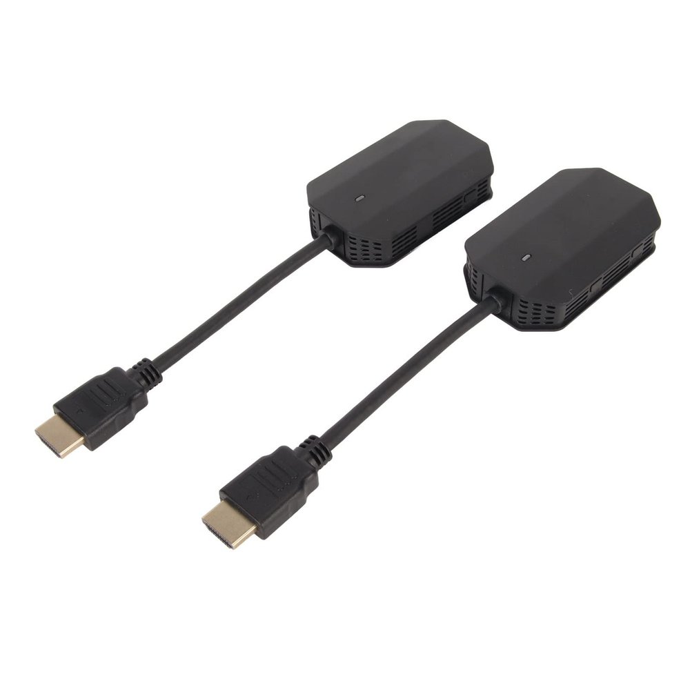 HDMI Transmitter and Receiver, 4K 2.4/5GHz Display Extender Kit Screen Mirroring Video Audio to Monitor, Projector, HDTV, Plug and Play