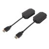 HDMI Transmitter and Receiver, 4K 2.4/5GHz Display Extender Kit Screen Mirroring Video Audio to Monitor, Projector, HDTV, Plug and Play view 1