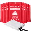Emergency Fire Blanket for Home, Office, 40" x 40", 8 Pack view 1