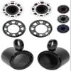 KICKER 2 48KMXL654 300w 6.5" Marine Black Wakeboard Tower Speakers Bundle with Rockville LED KMXL65 (2 Items) view 1