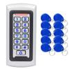 Waterproof Stand Alone Access Control Keypad,Metal RFID Card Reader,Door Access Control System Lock,Electric Gate Opener,Gate Lock,2000 User,Wiegand 26-bit,Proximity 125Khz RFID Card Keyfob view 1