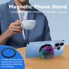 EGKimBa Magnetic Diamond Bluetooth Speaker, Small Wireless Speaker with Multi RGB Color Light Show, Portable Phone Stand for iPhone, Android, TWS Pairing- 2 Pieces view 3