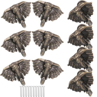 EXCEART 10sets Creative Animal Cabinet Pulls of Zinc Alloy Knobs Ergonomic Design Door Handles for Cabinets and Wardrobes Antique Finish Easy Installation