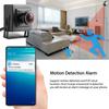 REVODATA 5MP Mini Audio Fisheye POE IP Camera Built in Microphone,Indoor Security Cam 1.7mm Lens 180 Wide Viewing Angle Fisheye,P2P Remote View CCTV Audio Camera Motion Detection (I706-3-P-A-HS) view 4
