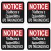 StickerTalk Machine Equipped with GPS Tracking Vinyl Stickers, 4 Stickers, 2.5 inches by 1.5 inches Each view 1