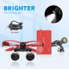 EUSONYSU 3.5X Binocular Loupes with 5W LED Head Light & Filter Two Metal Clips Box (Red) view 3