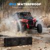 Ehaho 17 Inch UTV Sound Bar, ATV SoundBar Bluetooth with RGB Lighting, IP66 Waterproof Golf Cart Sound Bar, Amplified Powersports SXS SoundBar, UTV Speakers Compatible with Polaris RZR Can-Am (MT4100) view 4
