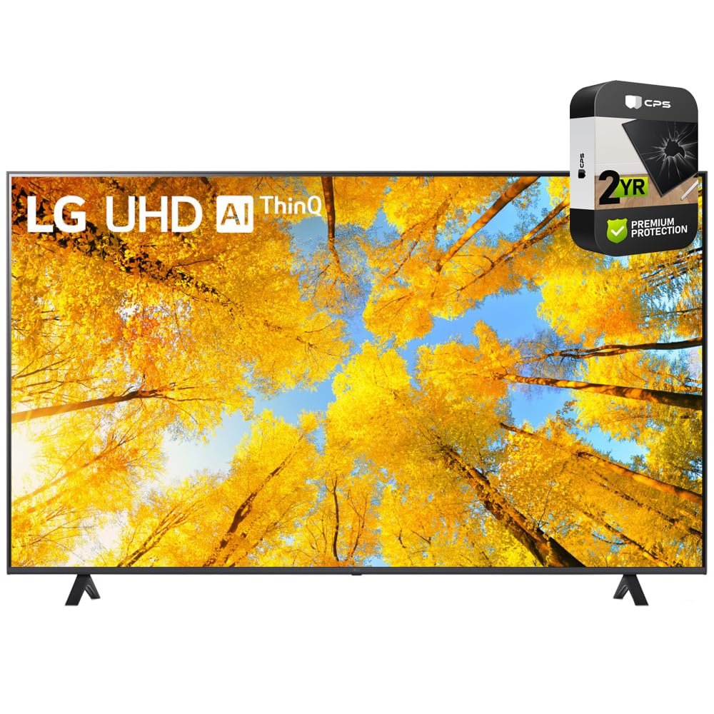 LG 75UQ7590PUB 75 Inch HDR 4K UHD Smart TV Bundle with 2 YR CPS Enhanced Protection Pack