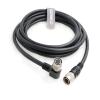 SZRMCC Hirose 12 Pin Male to Right Angle 12pin Female Shielded Replacement Cable for Sony CCXC-12P CCD XC DXC Series Intercon VCP Hitachi Industrial Camera (5m) view 1