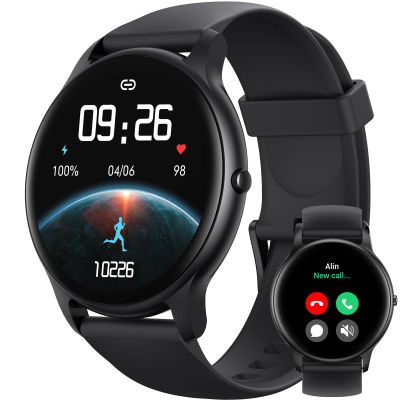 Parsonver Smart Watch for Men Women(Answer/Make Calls), HD Screen Fitness Tracker IP68 Waterproof 100+ Sport Modes, Heart Rate Sleep Monitor, Pedometer, Smartwatch for Android Phones/iPhone Compatible