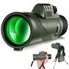80x100 Monocular Telescope for Adults High Powered Lightweight Monoculars with Smartphone Adapter Tripod Compact Waterproof Monocular for Hunting Stargazing Bird Watching Hiking Travel view 1