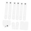 POPETPOP 6pcs Leather Cable Organizers Wire Holders for Home Office for Earphone Usb Tidy up Your Desktop Cords view 2