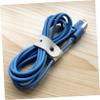 POPETPOP 6pcs Leather Cable Organizers Wire Holders for Home Office for Earphone Usb Tidy up Your Desktop Cords view 4