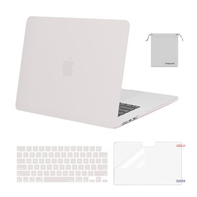 MOSISO Compatible with MacBook Air 15 inch Case M4 M3 M2 2026 2025 2024 2023 Release A3241 A3114 A2941 with Touch ID, Plastic Hard Shell Case&Keyboard Cover&Screen Film&Storage Bag, Stone Gray