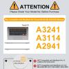 MOSISO Compatible with MacBook Air 15 inch Case M4 M3 M2 2026 2025 2024 2023 Release A3241 A3114 A2941 with Touch ID, Plastic Hard Shell Case&Keyboard Cover&Screen Film&Storage Bag, Stone Gray view 2