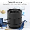 Aluminium Alloy Fixed Lens, 16mm Focal Length, Highly Accurate, Manual Adjustable Aperture Mount Lens Replacement for Camera, CW-FM1614-3MP view 3