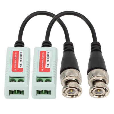 SYH&AQYE HD 1080P Passive Video Balun, Mini CCTV Video Balun Transceiver with BNC Head and Card Interface, Plug and Play for Camera