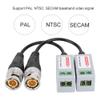 SYH&AQYE HD 1080P Passive Video Balun, Mini CCTV Video Balun Transceiver with BNC Head and Card Interface, Plug and Play for Camera view 2
