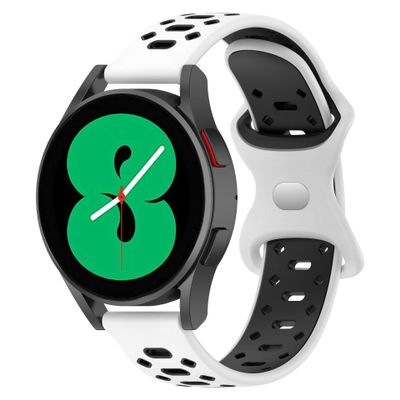 20mm Silicone Watch Band Replacement for Garmin Forerunner 245/245 Music, Vivoactive 3, Vivoactive 5, Venu, Venu Sq, Fenix 6S/5S, Approach S40/S42/S12, Galaxy Watch 7/6/5/4 Quick Release Sport Strap