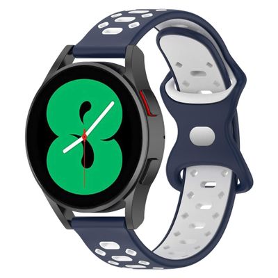 20mm Silicone Watch Band Replacement for Garmin Forerunner 245/245 Music, Vivoactive 3, Vivoactive 5, Venu, Venu Sq, Fenix 6S/5S, Approach S40/S42/S12, Galaxy Watch 7/6/5/4 Quick Release Sport Strap