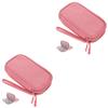 SOLUSTRE 2pcs Digital Accessories Organizer Pouch Portable Data Cable Storage Bag Multi-partition Design for Travel Business and School Use Lightweight and Electronics Organizer view 1