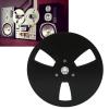 1/4 7 Inches Takeup Reel, Open Reel Audio Aluminum Alloy Takeup Reel, 3 Holes Wind Holes, 1/4 7 Inch Empty Tape Reel for Recording for Black view 4