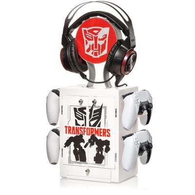 numskull Official Transformers Gaming Locker Controller Holder & Headset Stand for PS5, Xbox Series X|S and Nintendo Switch