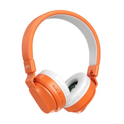 YOTO Wireless Headphones Kids Accessories, Lightweight Comfortable Adjustable & Foldable Over-Ear Bluetooth Earphones with Travel Bag, Volume-Limiting for Safe Listening