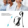 Heayzoki Single Ear Headset with Microphone, Wired One Ear Earphone, Noise Cancelling Lightweight Headset for Call Center Office (Type-C) view 3
